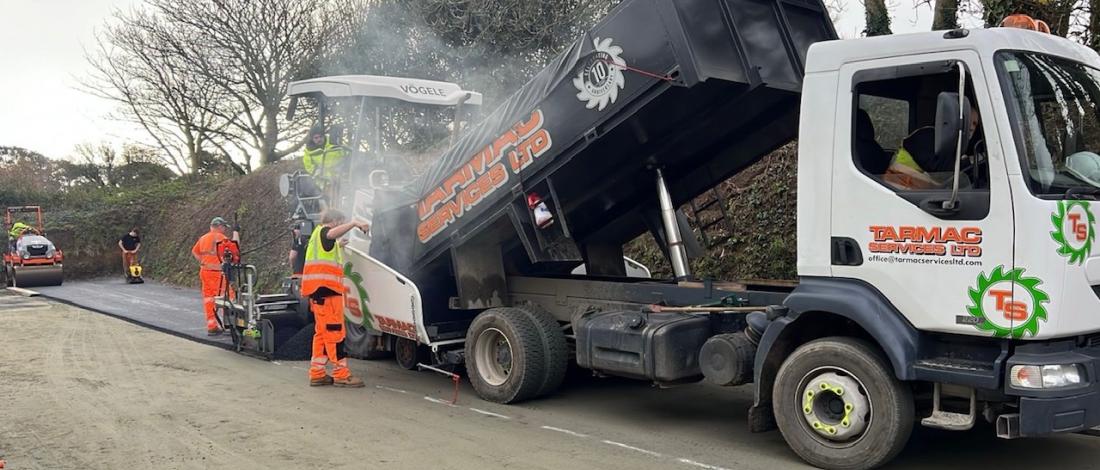 Tarmac Services team at work